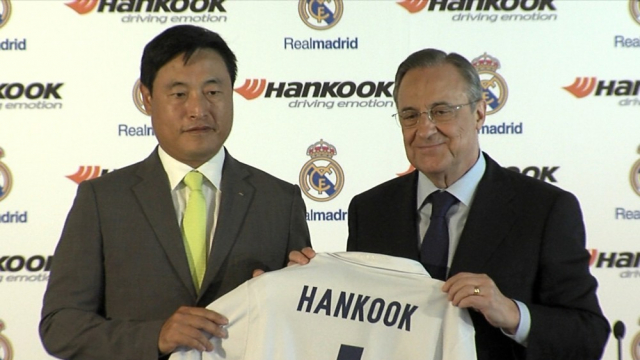 Le Real et son sponsor Hankook Le Real et son sponsor Hankook