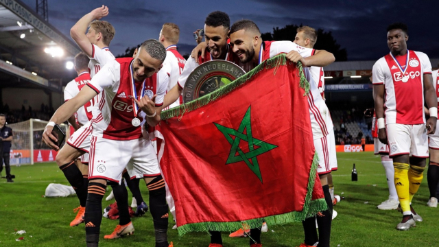 Zakaria Labyad, Noussair Mazraoui et Hakim Ziyech Zakaria Labyad, Noussair Mazraoui et Hakim Ziyech