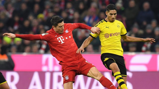 Achraf Hakimi et Robert Lewandowski Achraf Hakimi et Robert Lewandowski