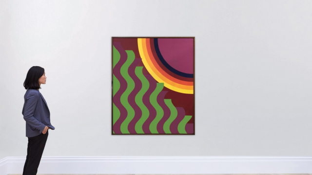 "Soleil Oblique II", 1971, Mohamed Melehi "Soleil Oblique II", 1971, Mohamed Melehi