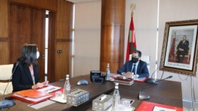 Saâd Eddine El Othmani et Nadia Fettah Alaoui Saâd Eddine El Othmani et Nadia Fettah Alaoui