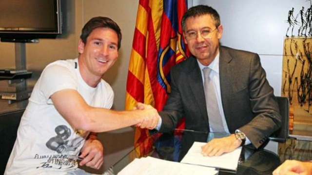 Messi et Bartomeu Messi et Bartomeu