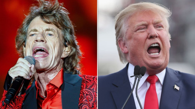 Mike Jagger et Donald Trump Mike Jagger et Donald Trump