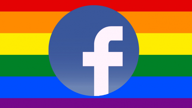 Facebook drapeau arc-en-ciel Facebook drapeau arc-en-ciel