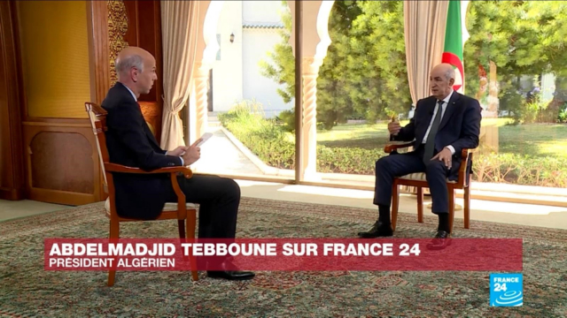 Tebboune sur France 24 Tebboune sur France 24