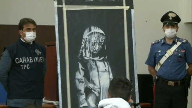 Le Banksy volé retrouvé Le Banksy volé retrouvé