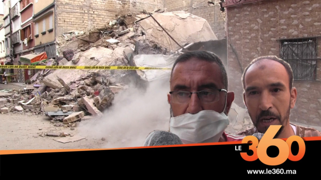Cover_Vidéo: شهود يحكون تفاصيل سقوط بناية سباتة فوق رؤوس سكانها Cover_Vidéo: شهود يحكون تفاصيل سقوط بناية سباتة فوق رؤوس سكانها