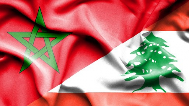 Drapeaux Maroc Liban