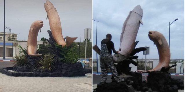 La démolition de la sculpture à coups de marteau La démolition de la sculpture à coups de marteau
