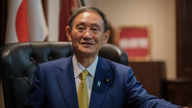 Yoshihide Suga Premier ministre Japon Yoshihide Suga Premier ministre Japon