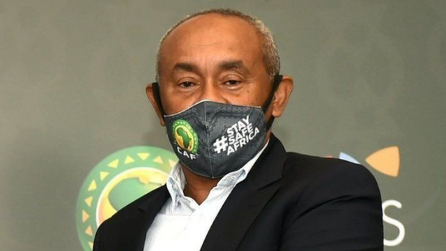 Ahmad Ahmad, président de la Confédération africaine de football (CAF) . Ahmad Ahmad, président de la Confédération africaine de football (CAF) .