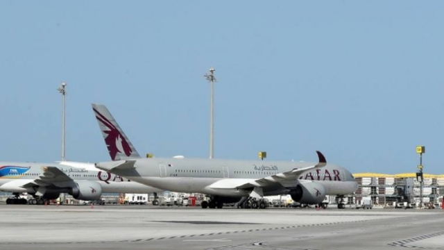 Tarmac aéroport Doha - Qatar Tarmac aéroport Doha - Qatar