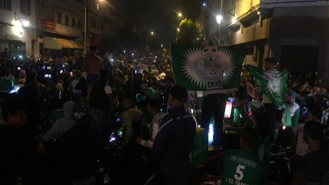Fans du Raja à Derb Sultan Fans du Raja à Derb Sultan