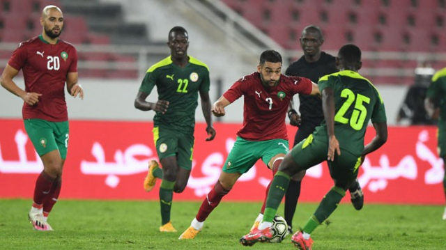 Hakim Ziyech contre le Sénégal, le 9 octobre 2020. Hakim Ziyech contre le Sénégal, le 9 octobre 2020.