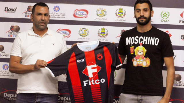 Mehdi Zaya, nouveau joueur de l'OCS. Mehdi Zaya, nouveau joueur de l'OCS.
