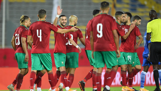 Lions de l'Atlas joie Maroc Centrafrique Lions de l'Atlas joie Maroc Centrafrique