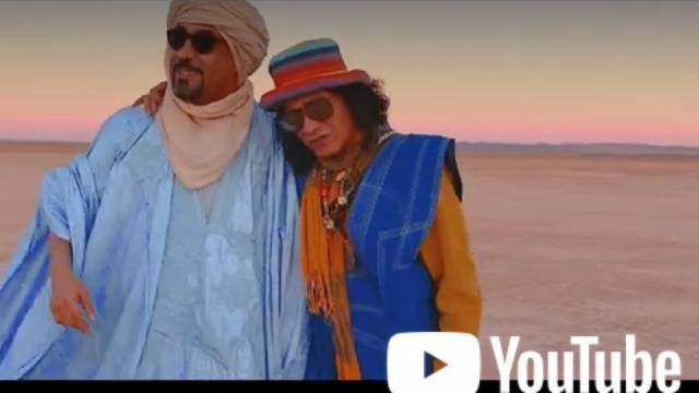 Jbara et Mohammed Ayouch, dans le clip Oudou Lwatankoum Jbara et Mohammed Ayouch, dans le clip Oudou Lwatankoum