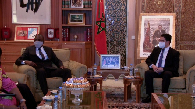 Assimi Goïta - Nasser Bourita. Assimi Goïta - Nasser Bourita.