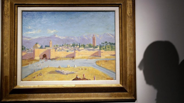 «Tour de la mosquée Koutoubia», tableau de Winston Churchill «Tour de la mosquée Koutoubia», tableau de Winston Churchill