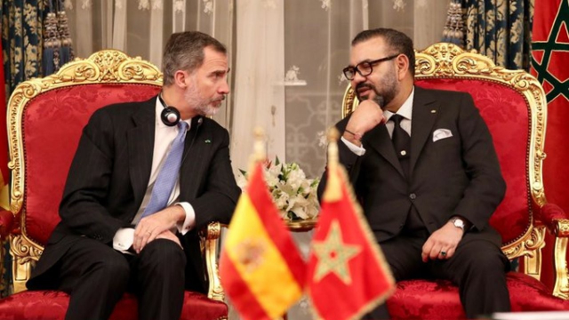 le roi Mohammed VI et Felipe VI