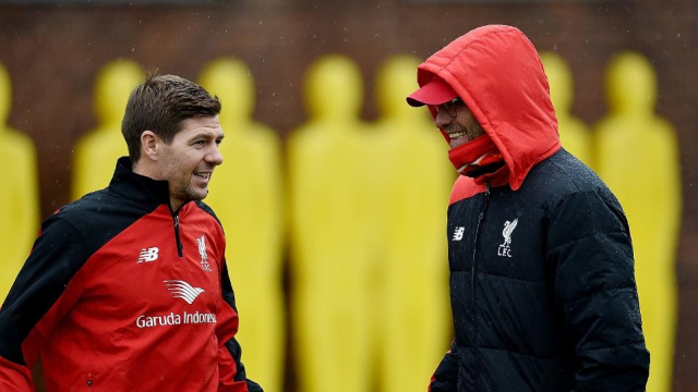 Klopp et Gerrard Klopp et Gerrard