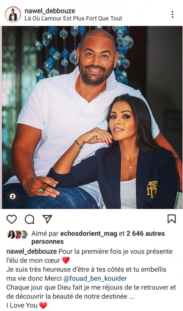 Le post instagram de Nawel Debbouze Le post instagram de Nawel Debbouze