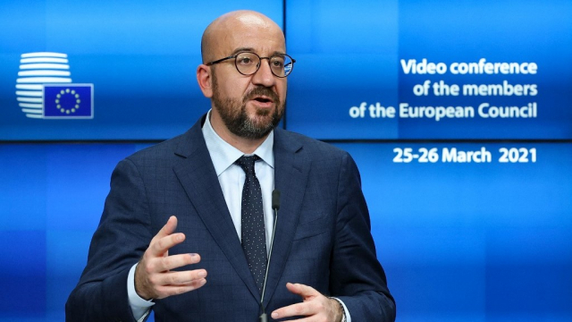 Charles Michel - Sommet européen - Bruxelles Charles Michel - Sommet européen - Bruxelles