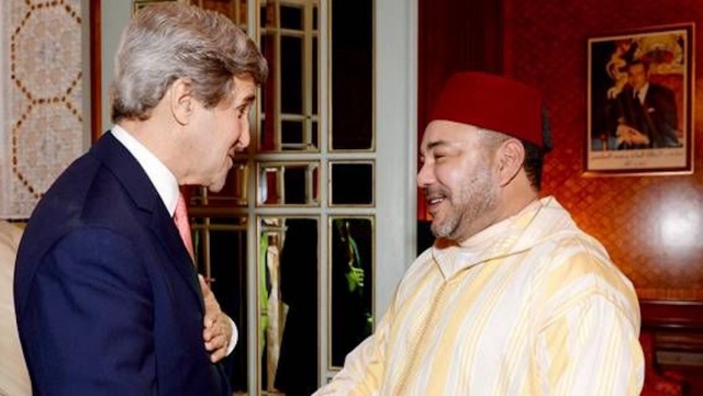 Mohammed VI et John Kerry 
