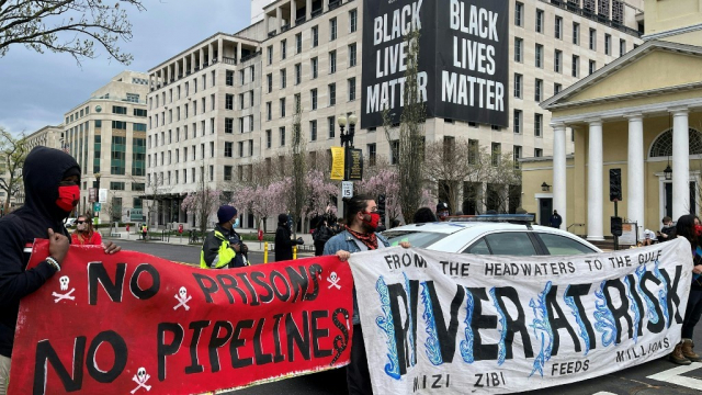 Etats-Unis - Environnement - Manifestations - Banderoles Etats-Unis - Environnement - Manifestations - Banderoles