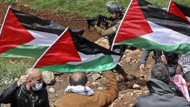 Cisjordanie occupée - Naplouse - Manifestation - Cisjordanie occupée - Naplouse - Manifestation -