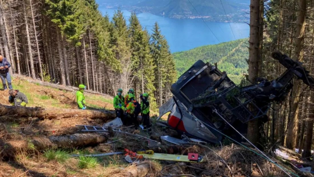 Chute d'un téléphérique en Italie Chute d'un téléphérique en Italie