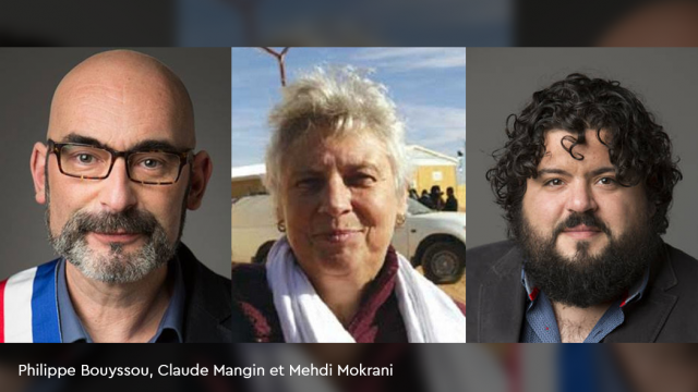 Philippe Bouyssou, Claude Mangin et Mehdi Mokrani Philippe Bouyssou, Claude Mangin et Mehdi Mokrani