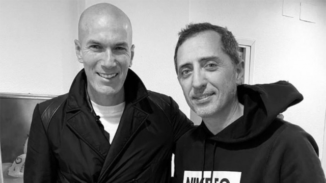 Gad Elmaleh et Zinédine Zidane Gad Elmaleh et Zinédine Zidane