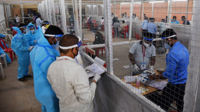 Inde - Coronavirus - Elections - Vote Inde - Coronavirus - Elections - Vote