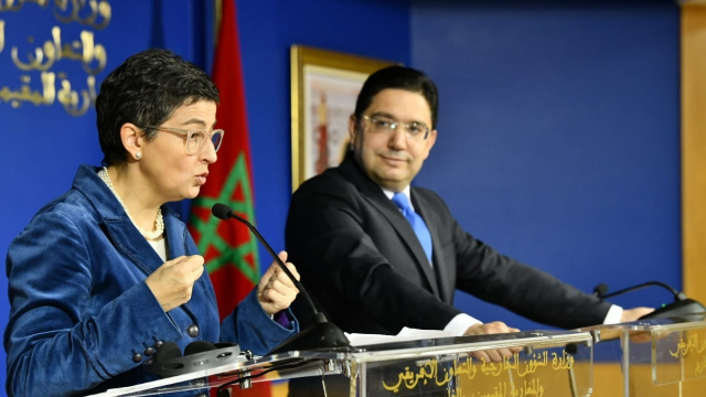 Nasser Bourita et Arancha Gonzalez Lay Nasser Bourita et Arancha Gonzalez Lay