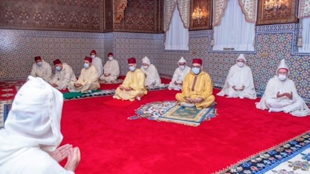 Roi Mohammed VI - dimanche 1er choual -24 mai 2020 - prière Aïd El-Fitr