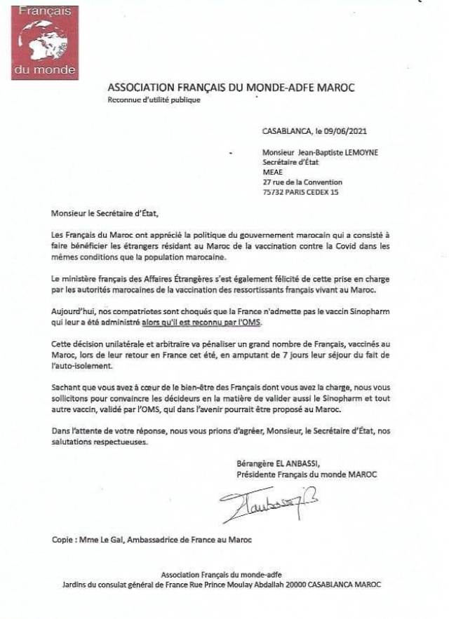 Lettre des Français du monde Maroc Lettre des Français du monde Maroc