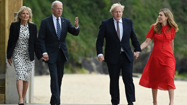 Joe Biden - Boris Johnson - Cornouailles - G7 - Etats-unis - Royaume-Uni Joe Biden - Boris Johnson - Cornouailles - G7 - Etats-unis - Royaume-Uni