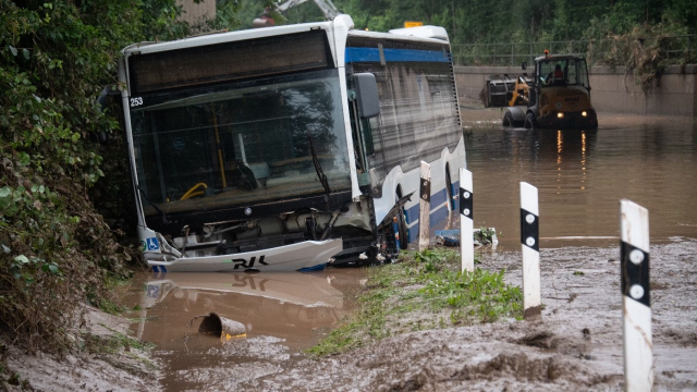 Allemagne - Intempéries - Inondations - Réchauffement climatique - Disparus - Victimes - Ouest de l Allemagne - Euskirchen Allemagne - Intempéries - Inondations - Réchauffement climatique - Disparus - Victimes - Ouest de l Allemagne - Euskirchen