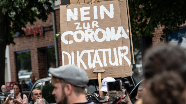 Berlin - Allemagne - Manifestations - Protestations - Coronavirus - Restrictions