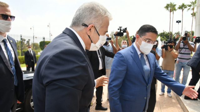 Yaïr Lapid - Nasser Bourita - Visite officielle Rabat - Israël - Maroc