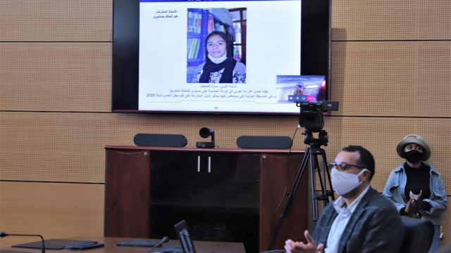 Sarah Eddaaif - vice-championne de l'Arab Reading Challenge - année 2020. Sarah Eddaaif - vice-championne de l'Arab Reading Challenge - année 2020.