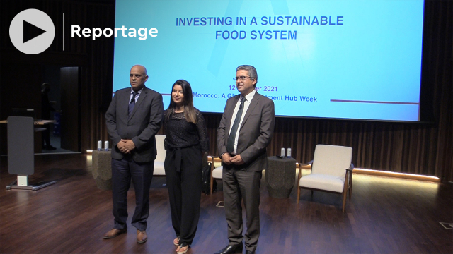 Expo Dubaï 2020 - El Mahdi Arrifi, directeur général de l Agence pour le développement agricole (ADA) - Ghita El Ghorfi, directrice générale de Morocco FOODEX - Expo Dubaï 2020 - El Mahdi Arrifi, directeur général de l Agence pour le développement agricole (ADA) - Ghita El Ghorfi, directrice générale de Morocco FOODEX -