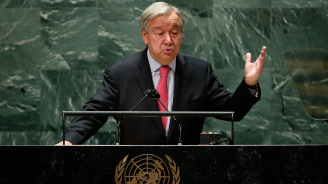 Antonio Guterres - Secrétaire général ONU - Nations-Unies - New York - 76e Assemblée générale