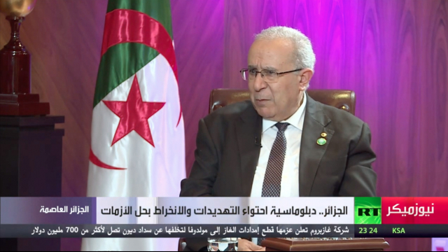 Ramtane Lamamra - Algérie - RT-arabe - Interview - Ministre algérien des Affaires étrangères Ramtane Lamamra - Algérie - RT-arabe - Interview - Ministre algérien des Affaires étrangères