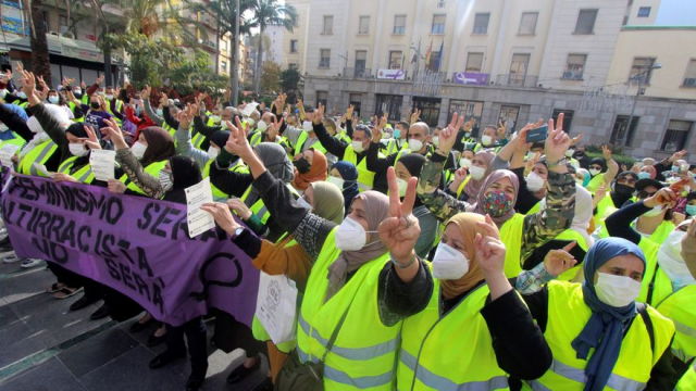 Sit-in - Sebta - Apdha - Préside occupé Sit-in - Sebta - Apdha - Préside occupé