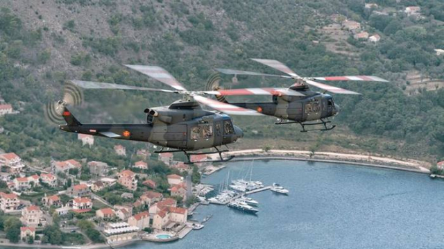Hélicoptères Bell-412 EPI - Forces royales air - Défense