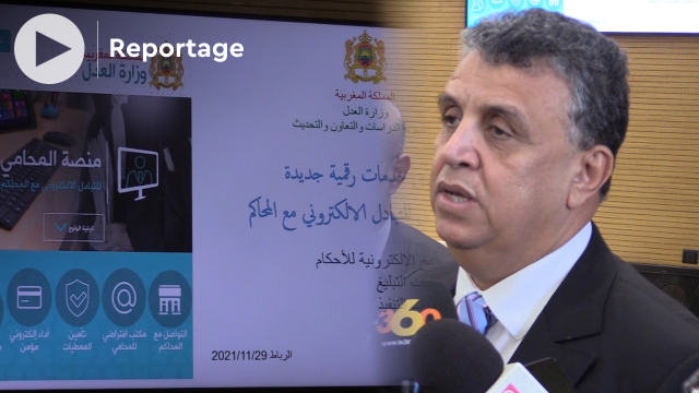 cover - Abdellatif Ouahbi - ministre de la Justice - restructuration - services numériques
