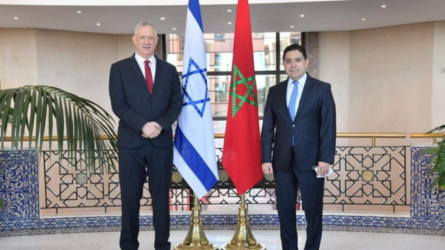 Nasser Bourita - Benny Gantz Nasser Bourita - Benny Gantz