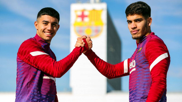 Ilias Akhomach et Abde Ezzalzouli, les deux pépites marocaines du FC Barcelone